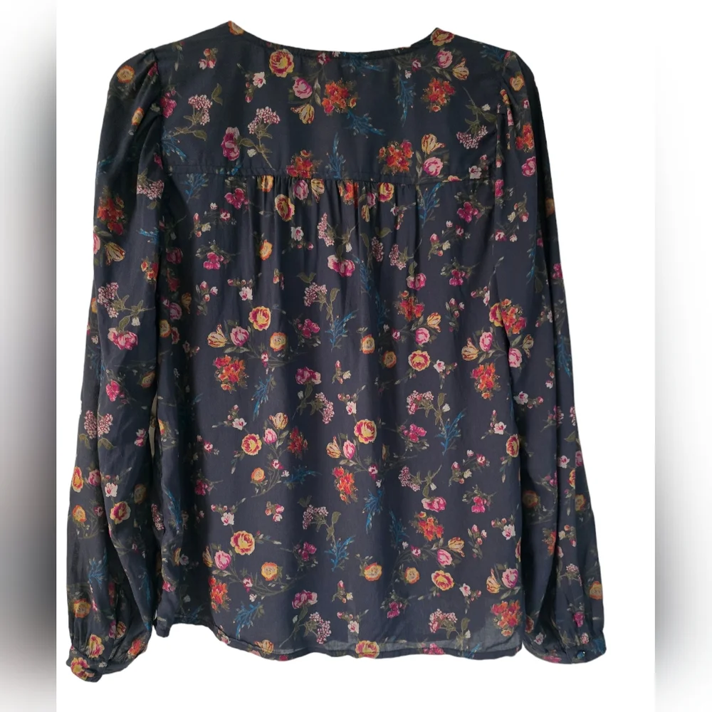 🥳 3/$30 Lucky Brand Women's Long Sleeve Top Size Small Petite - Picture 3 of 8